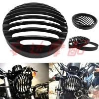 适用于哈雷XL883 XL1200 X48 72 改装大灯罩 栅栏大灯护罩