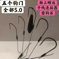 5.0钩门经典大耙钩1个体验装 其他 可视可锚鱼钩可视锚鱼钩大耙钩耙子钩锚钩大鲫鱼钩鲤鱼钩白条鳜鱼
