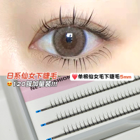 虞书欣同款假睫毛仙子自然仿真下睫毛女A型仙子毛仙女朵毛单簇