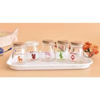 100ML 10只无图案含盖 透明 慕斯摆台蛋糕玻璃杯密封透明家用奶昔ml甜品杯带盖小巧杯瓶小型店