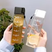 塑料随机单杯 咖啡高乐高摇摇杯小号玻璃女迷你奶昔杯300ml冲蛋白粉水杯400ml