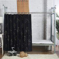 星座 0.8米宽╳1米高一片 1.5米出租房简易小窗帘布窗台风格短帘挂帘布遮光寝室床帘1.8米高