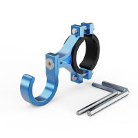 万向挂钩-蓝色 锐立普摩托车改装配件CNC加厚挂钩头盔挂钩踏板车电动车挂钩通用