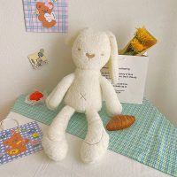 白色 50厘米[收藏关注-送小挂件] 兔子毛绒玩具小白兔公仔玩偶可爱兔兔床上睡觉抱枕儿童安抚布娃娃