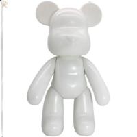 白坯(白熊) 1cm 暴力熊贴钻diy手工贴钻熊暴力熊diy材料贴钻暴力熊粘钻么么熊公仔