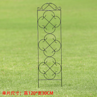 花朵网片黑色(单片) 中等 庭院月季铁线莲爬藤架网格风车茉莉攀爬阳台花架铁艺花园屏风支架