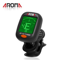 阿诺玛AT101黑色款 阿诺玛民谣吉他调音器AT101校音器尤克里里消音器AT01电子器调音