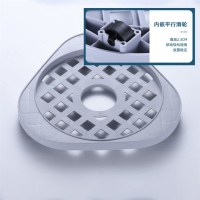 三角平行轮-灰 煤气瓶移动托架放煤气罐的架子煤气罐移动托盘煤气罐底座落地式架