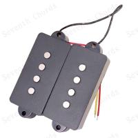 黑色(一个整体) 4弦四弦开放式PB系列Bass电贝斯P贝司分段式拾音器 Pickup