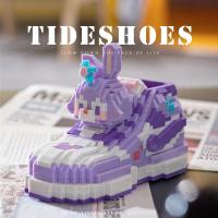 6616星黛露鞋[可当笔筒] 迪士尼公仔乐高积木鞋子星黛露玲娜贝儿微小颗粒女生系列礼物笔筒