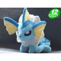 水伊布坐姿 30cm 宝可梦oly伊布系列水箭龟毛绒公仔 宝可梦伊贝喵喵霸王花30cm娃娃