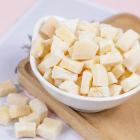 香烤椰子块50g 1g 冻干椰子脆片商用烘焙海南特产香酥烤椰子角肉干粒薄脆干块脆皮3