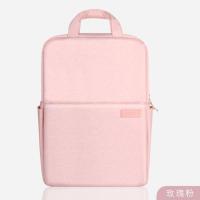 玫瑰粉 14寸 双肩电脑包女生高级156寸14外星人华为thinkpad小米16笔记本背包
