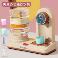 触屏智能饮水机(枣红) 儿童迷你饮水机触屏智能出水电动仿真宝宝小型自动趣味过家家玩具