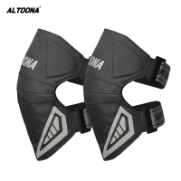安途纳短款小护膝 均码 安途纳摩托车护膝护具防风短款防摔反光机车四季通用骑行骑士装备