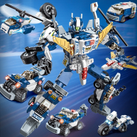 6合1幻影战警 环太平洋2机甲大型兼乐高积木模型拼装玩具益智男孩子立体金刚