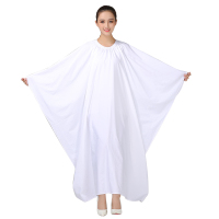 白色 理发围布成人家用理发店专用剪发围布不沾发防水防静电围裙理发衣