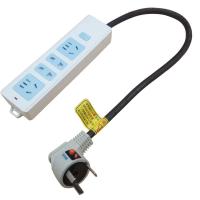 线长10cm 黑线 大学校宿舍适用于格力空调2P3专用插头插座转换器32a普通电器插排