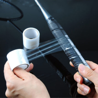 透明 防汗底膜2卷 缓震膜胜利羽毛球拍缓冲膜GR50手胶打底膜底胶网球手柄防震减震膜