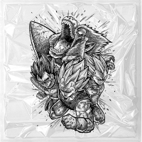 破浪潮普通款纹身贴龙珠二次元动画片ins风猩猩动漫防水持久