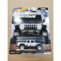 Jeep Gladiator 风火轮速度与激情13陆虎吉普本田道奇铁底胶胎合金车模玩具GBW75