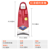 红漆顺利条锄(单头) 顺利牌白钢锄头种菜钢锄开山锄翻地锄挖土工具农具种菜大锄头长柄
