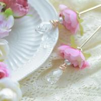 缤纷灿烂发簪一只 耀如春华汉服唐制旗袍古风名族风簪子仿真花头饰发饰缤纷灿烂发簪