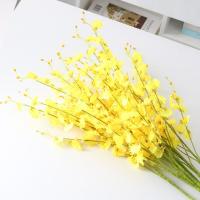 跳舞兰20支(刚好一桶满满) 北欧轻奢花架铁艺客厅装饰品花瓶电视柜旁边落地摆件仿真植物花器