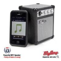 黑色 My AMP复古版吉他放大器迷你电脑音箱 创意随身便携mp3复古音响