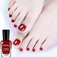 13车厘子酒红 脚趾油专用 夏天指甲油深蓝色璀璨金粉显白免烤快干不可剥防水套