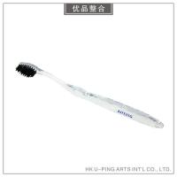 黑色透明杆牙刷L19(单只) 样板间家居软装饰品摆件卫生间浴具套装托盘香皂仿真花组合ZH2182