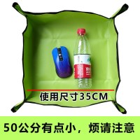 牛津布料草绿树脂扣50cm单张垫子 园艺加厚种花换土垫家用牛津布地垫多肉种植换盆翻盆防水垫特大号