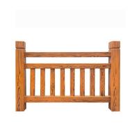 仿木梯形八步 定金可咨询客服 广东水泥仿木护栏厂家混凝土栏杆户外河道鱼塘木纹栅栏仿树皮围栏