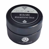 镶钻胶12g(送光疗笔) 颜蕊甲油胶裸粉色光疗颜容芭比奶白色底胶加固胶指甲油胶免洗封层