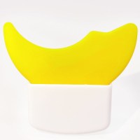 黄色刷睫毛膏挡板袋子装 睫毛挡板截断式眼妆辅助器截刷睫毛膏挡板涂下睫毛画眼线眼影硅胶