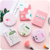 紫色小熊 境镜子小镜子随身携带创意女精致女随身感化妆镜手拿式便携