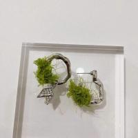 绿野仙踪耳环 一对 zoozmini绿野仙踪耳环毛毛仙子耳钉ins韩版时尚个性高级感耳饰品