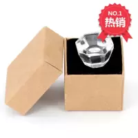 水晶戒指杯 水晶戒指色料杯 大钻戒戒指杯 睫毛胶水托盘 纹绣半永久材料