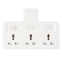 英标一转三位万用 白色 单个插座 香港版接线板无线插座排插USB英规扩展器英标转换器一转多电拖板