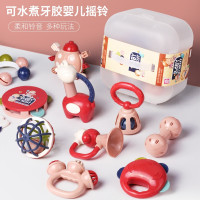 收纳盒[空盒] 厂家直销可水煮高温婴幼儿礼物玩具摇铃手抓牙胶球热卖套装