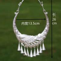 银色项链 100cm 民族服装儿童男女儿童演出服壮族黎族苗族少数民族三月三儿童服装