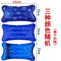 23*42婴儿枕两用[送1包冰晶](颜色随机) 专盛垫水枕头夏儿童成人冰枕头充气注水午睡降温枕头学生冰凉枕