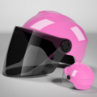 粉色(无图案) M 电动车头盔内衬垫头盔通用不压发型通风摩托车透气防止异味缓冲层