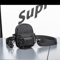 mini黑/配黑肩带 手机包男腰包迷你小背包斜挎潮牌单肩包女夏季百搭挂包零钱钥匙包