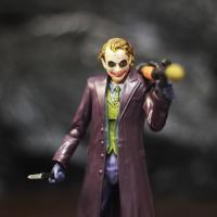 希斯·莱杰小丑(袋装) 见描述 DC蝙蝠侠小丑希斯·莱杰版6寸超可动关节人偶模型手办玩具袋装