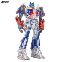 合金《擎天柱》红色 变形机器人合金钢甲兽金刚猛兽合体机甲汽车变身恐龙模型男孩玩具