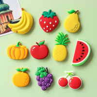 水果10个 中 可爱卡通软胶冰箱贴磁贴创意装饰早教贴教具磁铁儿童贴3d立体一套