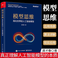 模型思维 简化世界的人工智能模型 龚才春 电子社 人工智能模型应用应用场景 统计学知识图谱 人工智能算法研究与算法开发