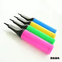 普通手推气筒 颜色随机 打气筒手推打气筒脚踩打气筒电动气筒气球手动自动充气筒