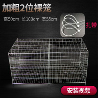 2位裸笼 鸽子笼养殖笼繁殖鸽舍鸽子棚家用组合12位家用配对大型白鸽笼鸽具